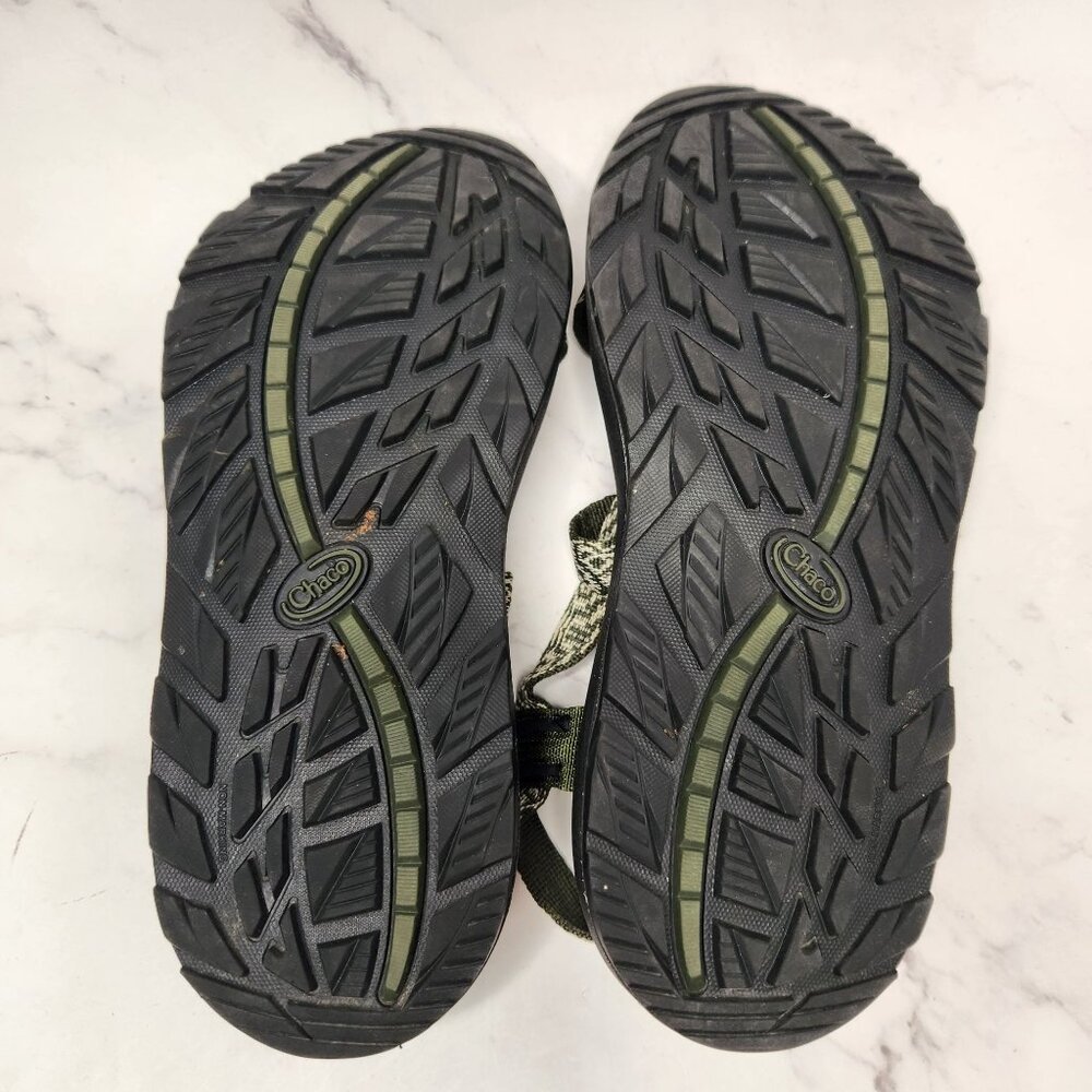Chaco Z/2 Hiking Sandals Olive Green Canvas Outdoors Z2 Men's 8 - Picture 9 of 9